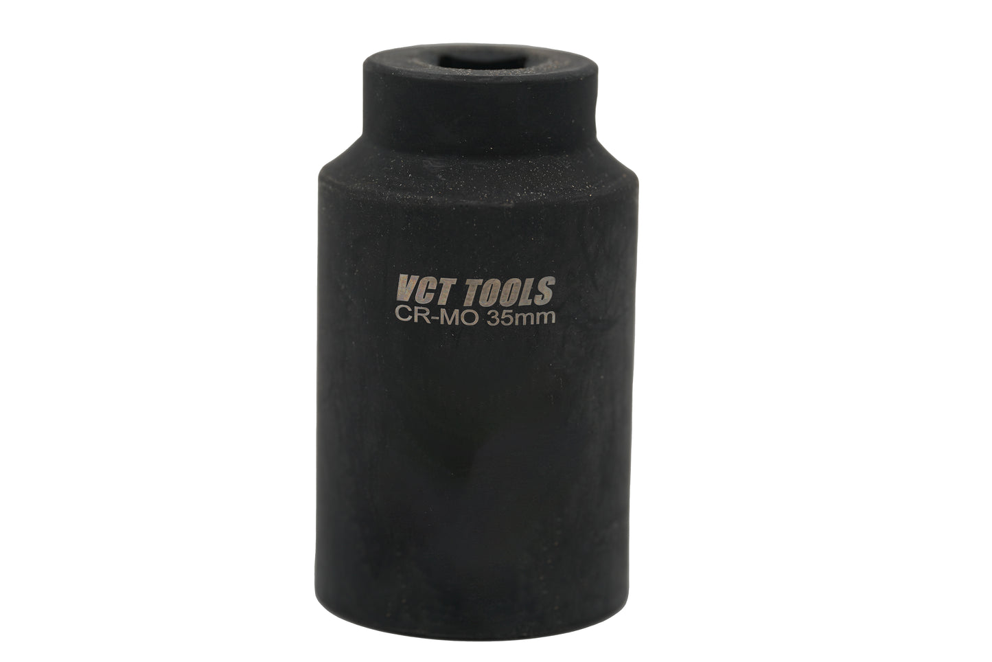 35mm 6-Point Axle Nut Impact Socket 1/2" Drive CR-MO Steel Black Finish