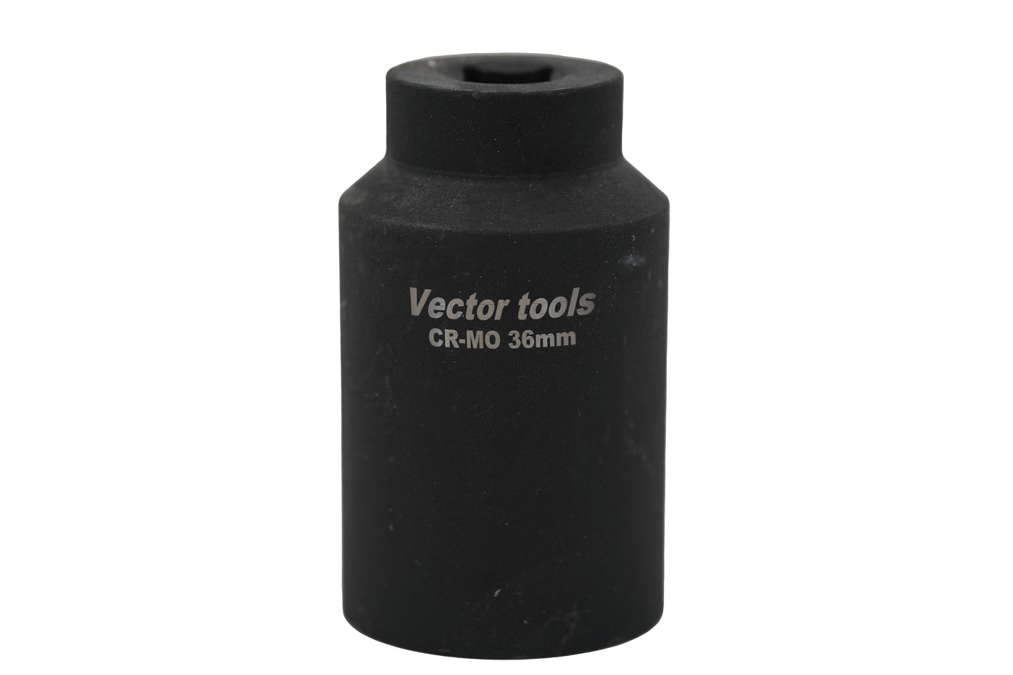 36mm 6-Point Axle Nut Impact Socket 1/2" Drive CR-MO Steel Black Finish