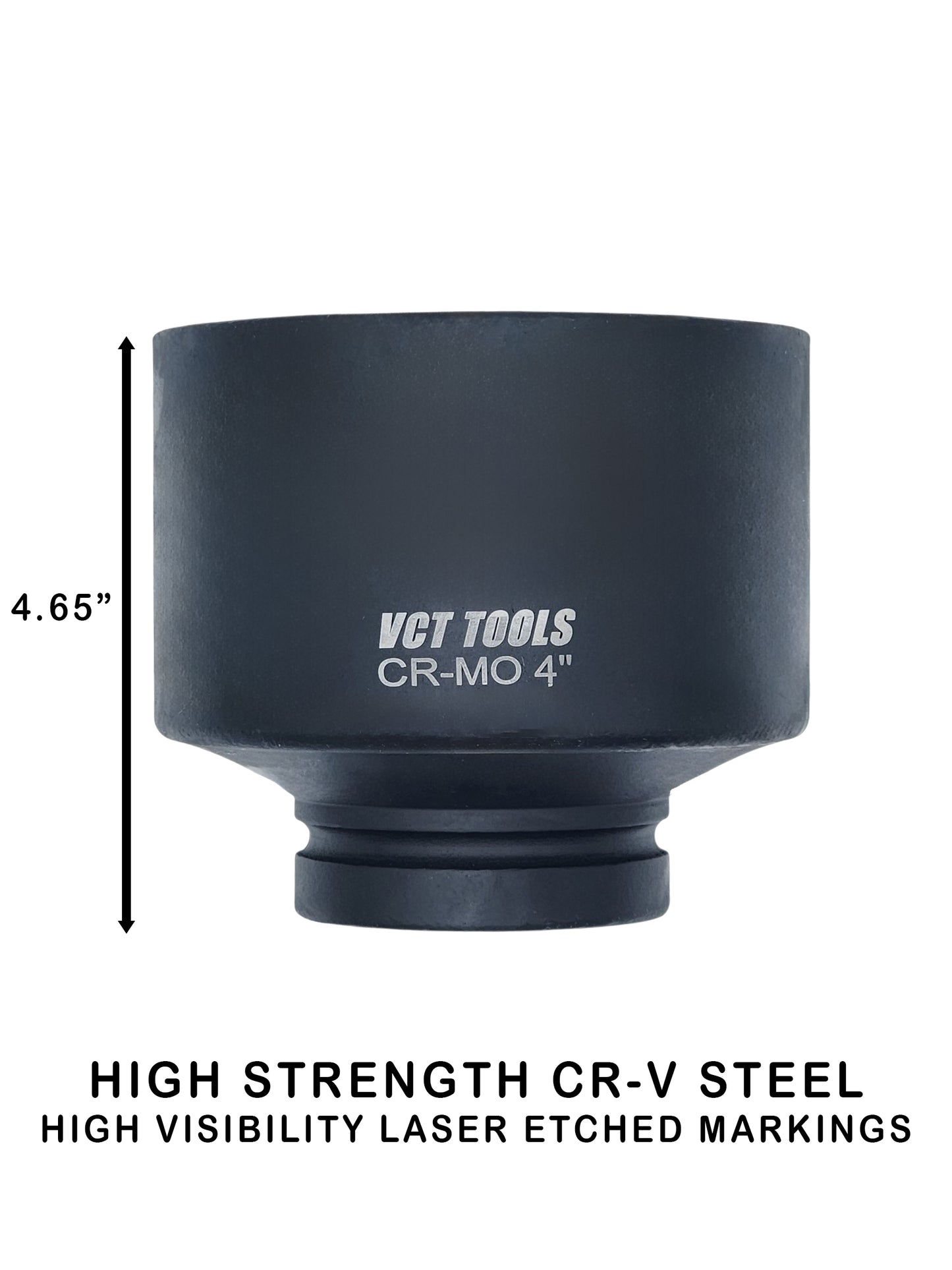 6‑Piece 1" Drive Jumbo SAE Deep Impact Socket Set (3‑1/4" to 4")